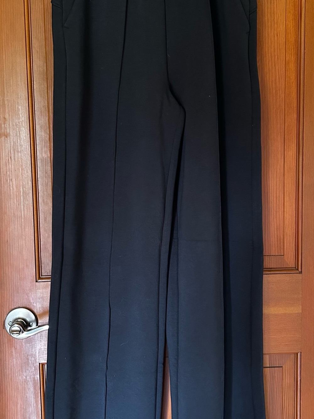 CALIA by Carrie Underwood Black Wide-Leg Pants “Soft Scuba Collection”